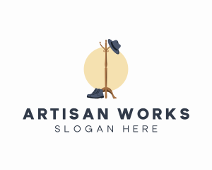 Hat Hanger Furniture logo design