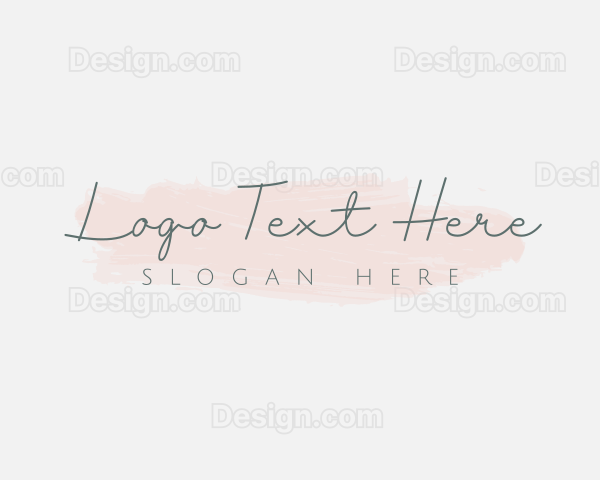 Feminine Handwritten Cursive Logo