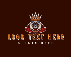 King - King Skull Crown logo design