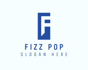 Generic Blue Letter F logo design