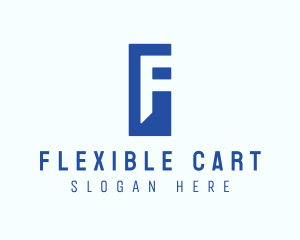 Generic Blue Letter F logo design