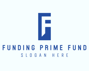 Generic Blue Letter F logo design