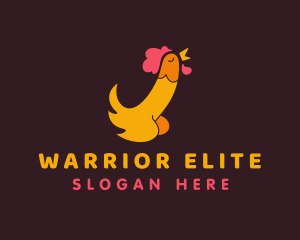 Naughty Erotic Chicken Logo