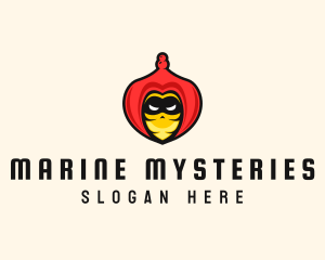 Mysterious Onion Ninja logo design