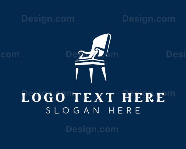 Chair Seat Upholstery Logo