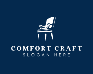 Chair Seat Upholstery logo design