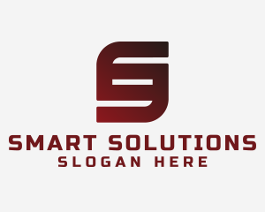 Modern Technology Letter S  logo design