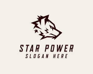 Star Wolf Beast logo design