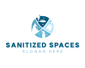 Cleaning Janitorial Sanitation logo