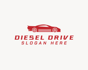 Sports Car Driving logo design