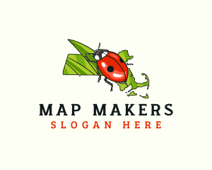 Massachusetts Ladybug Insect logo design