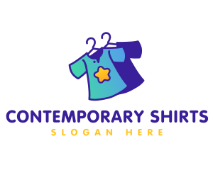 Kiddie Star Shirt logo design