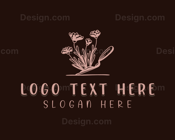 Flower Garden Landscaping Logo