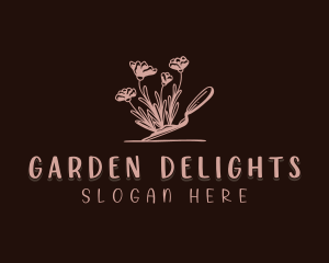 Flower Garden Landscaping logo design