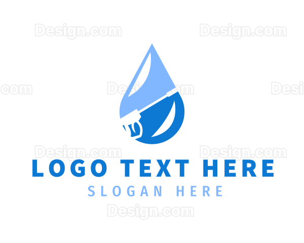 Droplet Pressure Washer Logo