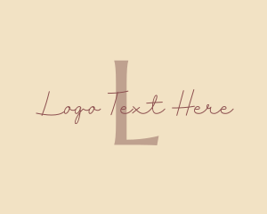 Fashion Beauty Lettermark logo