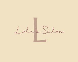 Fashion Beauty Lettermark logo design