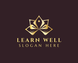 Wellness Lotus Yoga logo design