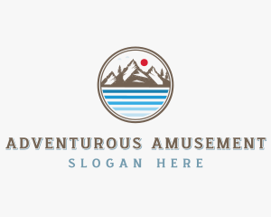 Mountain Peak Adventure logo design