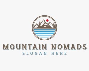 Mountain Peak Adventure logo design