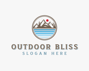 Mountain Peak Adventure logo design