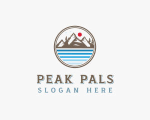 Mountain Peak Adventure logo design