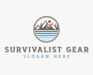 Mountain Peak Adventure logo design