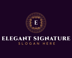 Elegant Luxury Ornament logo design