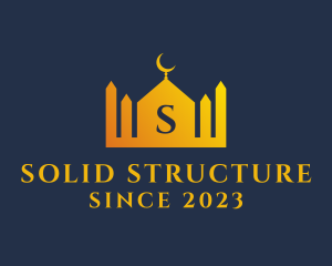 Islamic Temple Structure logo design