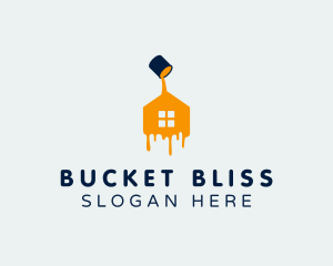 Paint Bucket House logo design