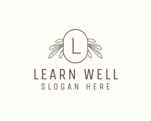 Organic Floral Wellness Spa logo design