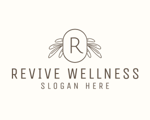 Organic Floral Wellness Spa logo design