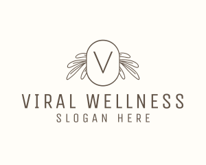 Organic Floral Wellness Spa logo design