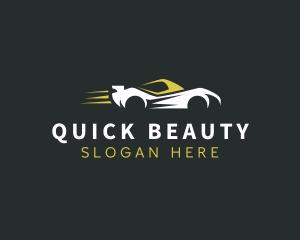 Fast Sports Car Vehicle logo