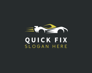 Fast Sports Car Vehicle logo design