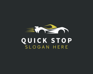 Fast Sports Car Vehicle logo design