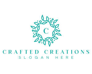 Elegant Wreath Lettermark logo design