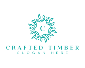 Elegant Wreath Lettermark logo design