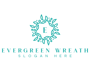 Elegant Wreath Lettermark logo design