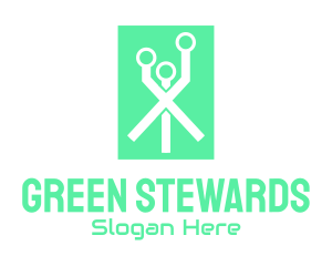 Green Digital Network logo design