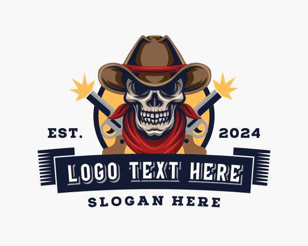 Cowboy logo example 1