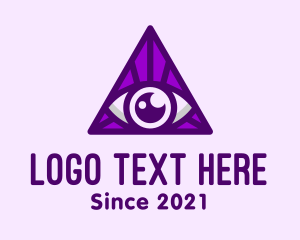 Triangular Mystic Eye logo