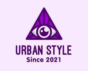 Triangular Mystic Eye logo