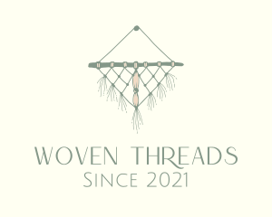 Woven Wall Hanging Macrame  logo