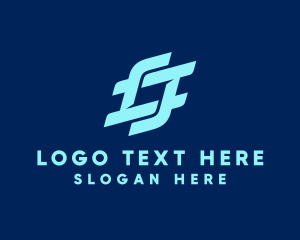 Digital Blue Hashtag Logo