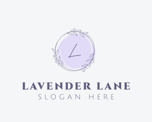Lavender Watercolor Garland  logo