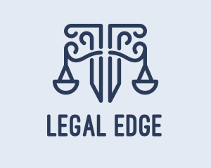 Pillar Lawyer Justice logo