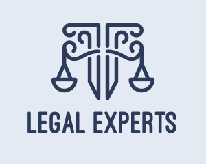 Pillar Lawyer Justice logo