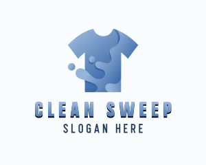 Clean Shirt Washing logo design