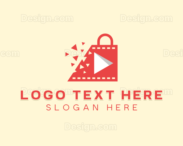 Video Shopping Bag Logo